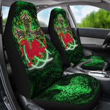 Celtic Car Seat Covers - Dragon Wales & Celtic Cross - 160905 - YourCarButBetter