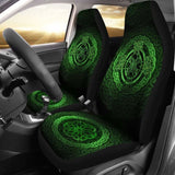 Celtic Car Seat Covers - Irish Shamrock Tattoo (Set Of Two) 154230 - YourCarButBetter