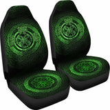 Celtic Car Seat Covers - Irish Shamrock Tattoo (Set Of Two) 154230 - YourCarButBetter
