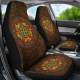 Celtic Car Seat Covers - Mid Autumn Celtic Leaves 174914 - YourCarButBetter