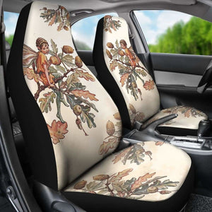 Celtic Car Seat Covers - The Acorn Fairy - Oak Leaf -02 174510 - YourCarButBetter