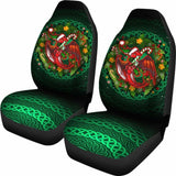 Celtic Christmas Car Seat Covers - Tiny Dragon 160830 - YourCarButBetter