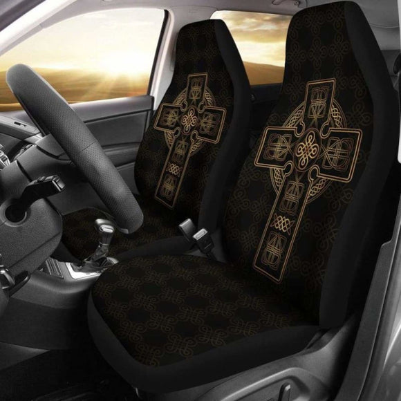 Celtic Cross Car Seat 160905 - YourCarButBetter