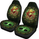 Celtic Deer With Tree Of Life Car Seat Covers - The God Of The Forest 161012 - YourCarButBetter