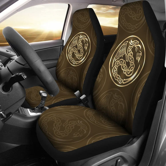 Celtic Dragon Symbol of Power and Fertility Car Seat Covers 211101 - YourCarButBetter