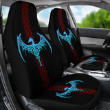 Celtic Iconic Dragon Symbol Car Seat Covers 211101 - YourCarButBetter