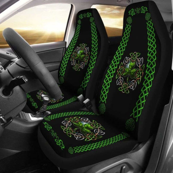 Celtic Shamrock Car Seat Covers 154230 - YourCarButBetter