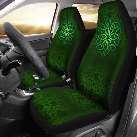 Celtic Shamrock Car Seat Covers Ireland 154230 - YourCarButBetter