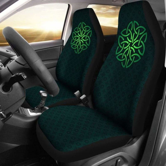 Celtic Shamrock Car Seat Covers Ireland 2 154230 - YourCarButBetter