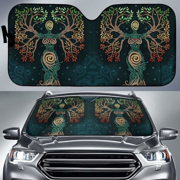 Celtic Tree Of Life Auto Sun Shades - The Soul Of Celts 104020 - YourCarButBetter