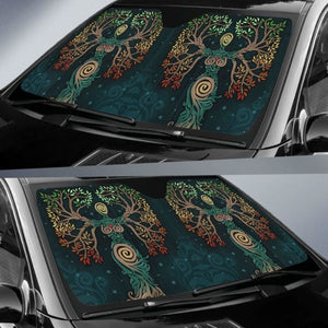 Celtic Tree Of Life Auto Sun Shades - The Soul Of Celts 104020 - YourCarButBetter