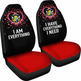 Central African Republic Car Seat Covers Couple Valentine Everthing I Need 105905 - YourCarButBetter