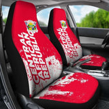 Central African Republic Car Seat Covers Smudge Style 105905 - YourCarButBetter