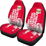 Central African Republic Car Seat Covers Smudge Style 105905 - YourCarButBetter
