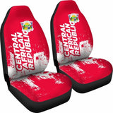 Central African Republic Car Seat Covers Smudge Style 105905 - YourCarButBetter