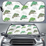 Chameleon Lizard Pattern Car Auto Sun Shades 182102 - YourCarButBetter