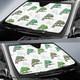 Chameleon Lizard Pattern Car Auto Sun Shades 182102 - YourCarButBetter