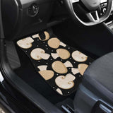 Champignon Mushroom Pattern Front And Back Car Mats 174914 - YourCarButBetter