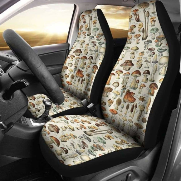 Champignons Mushroom Car Seat Cover 174914 - YourCarButBetter