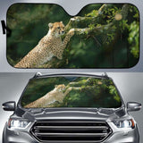 Cheetah Hd Car Sun Shade 172609 - YourCarButBetter