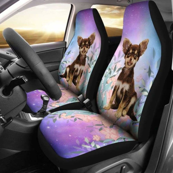 Chihuahua At Galaxy Car Seat Covers 091114 - YourCarButBetter