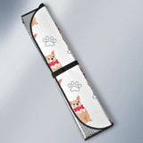Chihuahua Bone Paw Pattern Car Auto Sun Shades 172609 - YourCarButBetter