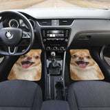 Chihuahua Car Floor Mats Funny Dog Face 091114 - YourCarButBetter