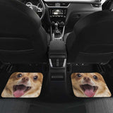Chihuahua Car Floor Mats Funny Dog Face 091114 - YourCarButBetter