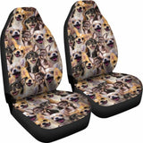 Chihuahua Full Face Car Seat Covers 091114 - YourCarButBetter