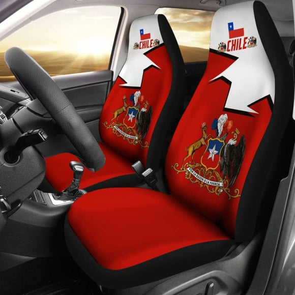 Chile Car Seat Covers Special Coat Of Arms 105905 - YourCarButBetter