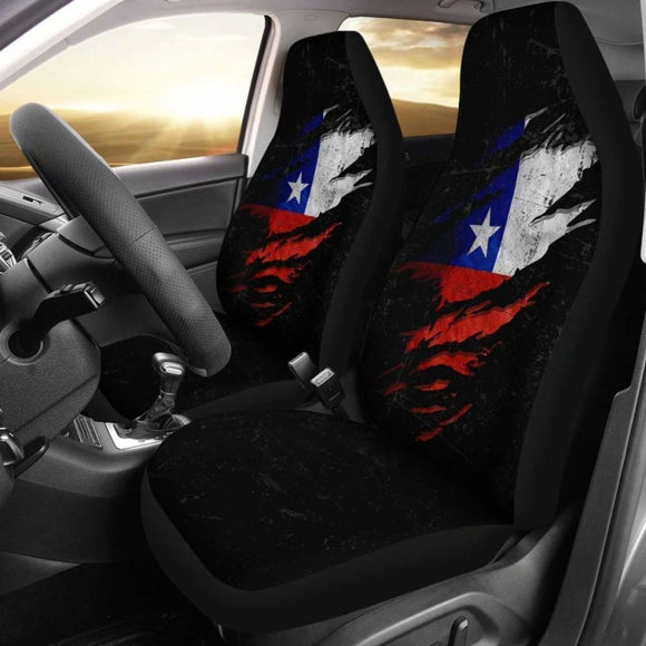 Chile In Me Car Seat Covers - Special Grunge Style (Set Of Two) 232125 - YourCarButBetter