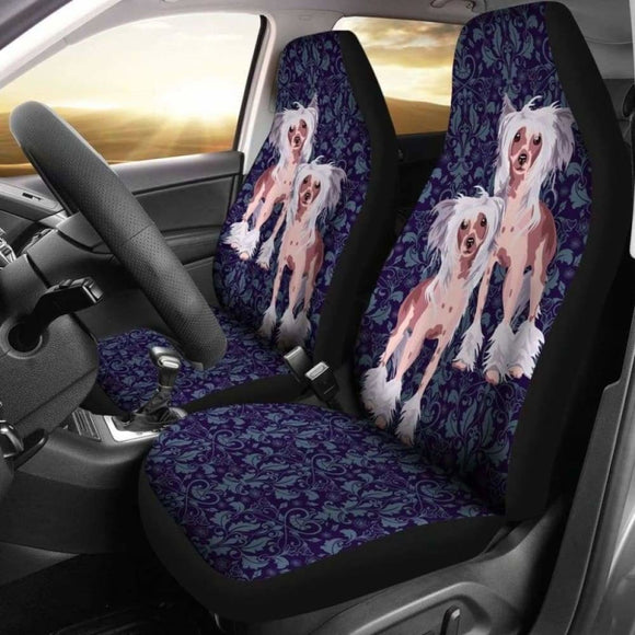 Chinese Crested Car Seat Covers 03 154230 - YourCarButBetter