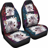 Chinese Crested Car Seat Covers 051 154230 - YourCarButBetter