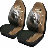 Chocolate Horse Love Car Seat Covers 170804 - YourCarButBetter