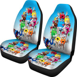 Chocolate M&M Funny Team Car Seat Covers Car Accessories Decoration 094201 - YourCarButBetter