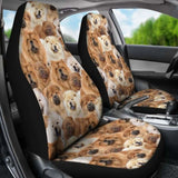 Chow Chow Full Face Car Seat Covers 160830 - YourCarButBetter