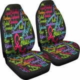 Christianity Holy Bible Books Pink Mixed Colors Car Seat Cover 142711 - YourCarButBetter