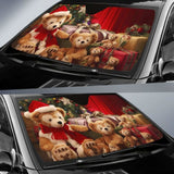 Christmas Bear Sun Shade Amazing Best Gift Ideas 102507 - YourCarButBetter