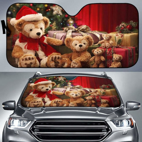 Christmas Bear Sun Shade Amazing Best Gift Ideas 102507 - YourCarButBetter