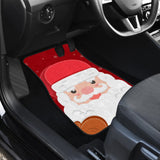 Christmas Car Floor Mats Cute Santa Claus 211603 - YourCarButBetter