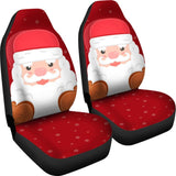 Christmas Car Seat Covers Cute Santa Claus 211603 - YourCarButBetter