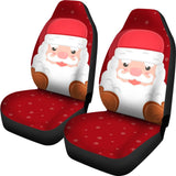 Christmas Car Seat Covers Cute Santa Claus 211603 - YourCarButBetter