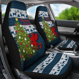 Christmas Car Seat Covers - Dragon & Christmas Tree 160830 - YourCarButBetter