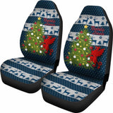 Christmas Car Seat Covers - Dragon & Christmas Tree 160830 - YourCarButBetter