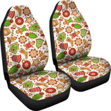 Christmas Cookies Collection Gingerbread and Figures Xmas Tree Candy Car Seat Covers 211201 - YourCarButBetter