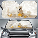 Christmas New Year Bear Decorations Sun Shade Amazing Best Gift Ideas 102507 - YourCarButBetter