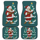 Christmas Santa Claus Custom Car Accessories Car Floor Mats 211603 - YourCarButBetter