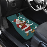 Christmas Santa Claus Custom Car Accessories Car Floor Mats 211603 - YourCarButBetter