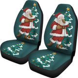 Christmas Santa Claus Custom Car Accessories Car Seat Covers 211603 - YourCarButBetter