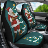 Christmas Santa Claus Custom Car Accessories Car Seat Covers 211603 - YourCarButBetter